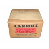 Carroll 45 Caliber 225 Grain Cast Bullets (500ct)