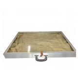 Allstate Mfg. Co. Metal Display Case w/ Glass Lid