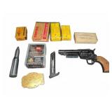 Mixed Unprimed Casings, CO2 Revolver, BP Bullets