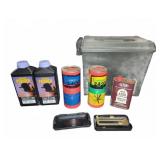 Reloading Powder Canisters, Scale and Ammo Box