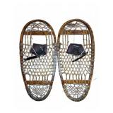 AF H Co Wallingford VT Wood Frame Snowshoes Pair