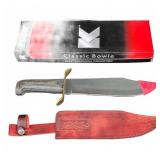 BudK Classic Bowie Knife With Sheath Pakistan