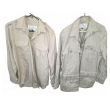 Two Tilley Endurables Khaki Long Sleeve Shirts