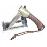 OGG Folding Pocket Knife with Wood Handle