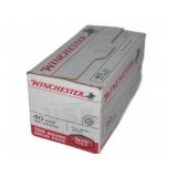 Winchester 40 S&W 165 Grain FMJ 100-Round Box