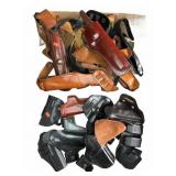 Leather and Polymer Pistol Holsters Lot