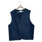 Filson Wool Button Vest Seattle Black