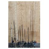 10 Spinning & Spincast Fishing Rod and Reel