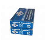 PPU 7.65x53 Argentine FMJ BT 174gr, 40 Rounds