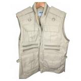 Tilley Endurables Khaki Utility Travel Vest Size