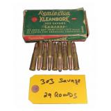 .303 Savage Ammunition, 29 Rounds
