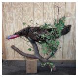 Wild Turkey Taxidermy Mount on Branch