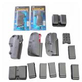 Hogue Grips, Pistol Holsters, Mag Pouches Lot