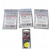Ulticlip Slim 3.3 x3 and Slim 2.2 Carry Clips Set