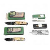 Puma Folding Knifes with Boxes and Pouches