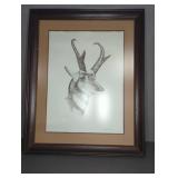 Gene Galazan 1974 Pronghorn Print NRA Edition