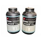 Hodgdon H322 Rifle Powder, 2lb 4.2oz Total