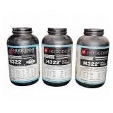 Hodgdon H322 Rifle Powder, 3lb 4.3oz Total