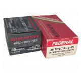 Winchester And Federal 38 Special & 38 Special +p