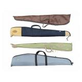 4 Soft Rifle Cases Mixed Brands Materials