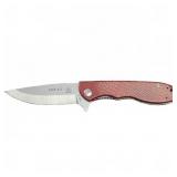 TOPS MSF 4.0 Folding Pocket Knife Red Handle