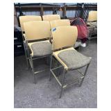 (5) Bar Raised Height Chairs