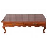 Ethan Allen Traditional Wood Coffee Table