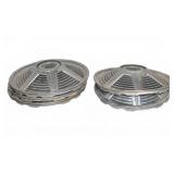 1960s Ford Mustang Hubcaps, 5 Pieces