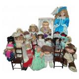 Porcelain Dolls and Plush Dolls