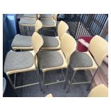 (5) Bar Raised Height Chairs