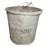 Pair of Galvanized Minnow Buckets