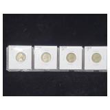 19381939 Jefferson Nickels Set of 4