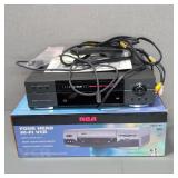 RCA VR637HF Four Head Hi-Fi VCR with Cables & Box