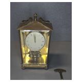 Schatz Brass Anniversary Mantel Clock With Key