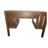 Mission Style Oak Writing Desk with Single Drawer