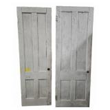 Painted 4-Panel Wood Doors