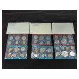 (3) U.S. Mint Uncirculated Coin Sets