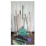 Garden Tools Rakes Shovels Tarps and Pitchforks