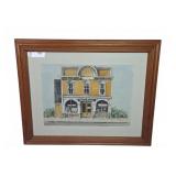 Patricia Burr Signed Framed Watercolor
