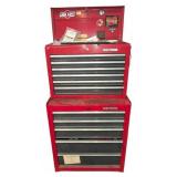 Craftsman Red Rolling Tool Chest With Hand Tools