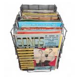 Expandable Magazine Rack W/ Pop Culture Magazines