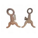 Cast Iron Fireplace Andirons