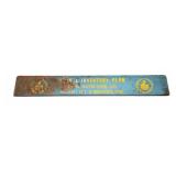 Crest Good Mfg. Co. Metal Sign Syosset NY Belmont