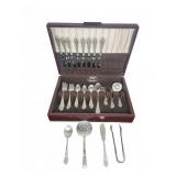Wallace Sterling Silver Flatware Set in Case