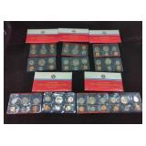 5 US Mint 1987 Uncirculated Coin Sets