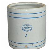 Waterman Waterbury Co. Sanitary Fountain Crock