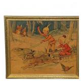 Vintage Schwind & Son, The Race School Art