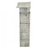 Vintage Wooden Flexible Hand Sled with Rope Pulls