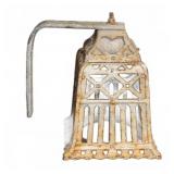 Antique Cast Iron Architectural Lantern Sconce