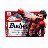 Budweiser Boxing Advertising Sign, 35"x24"
